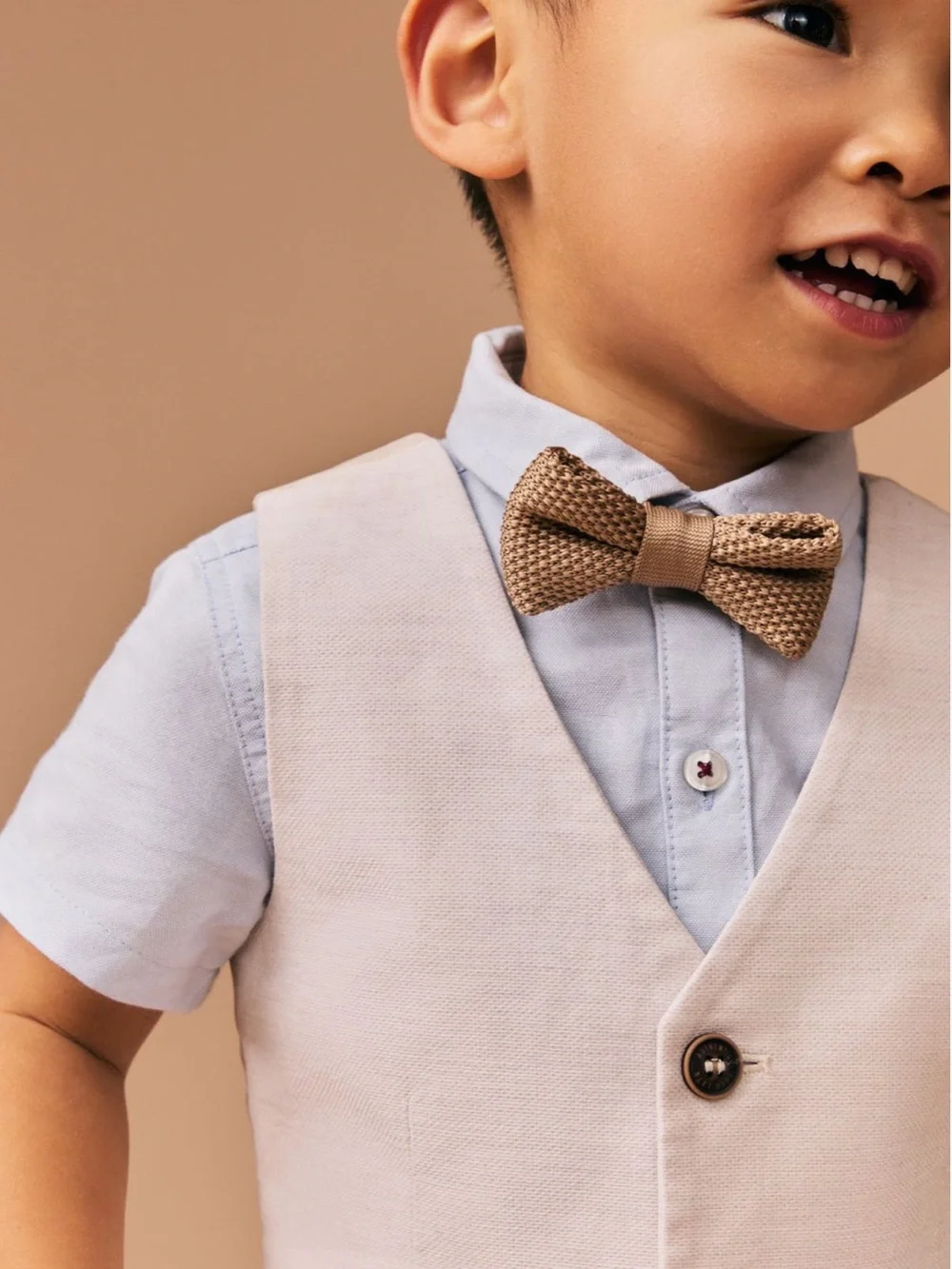 Next button up shirt with vest and shorts set